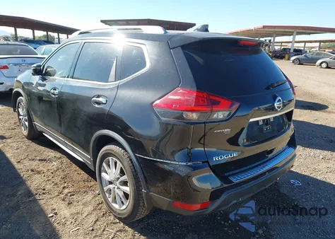 2017 Nissan Rogue Sv from USA, damaged, VIN KNMAT2MT4HP603287